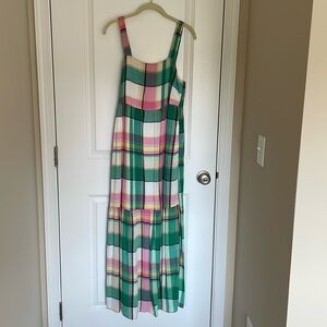 Ann Taylor Loft Gingham Maxi Dress